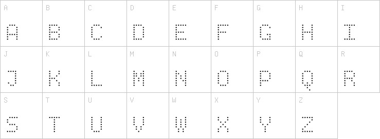 Uppercase characters