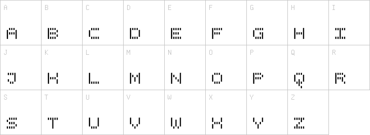 Uppercase characters