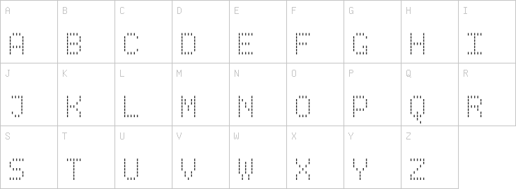 Uppercase characters