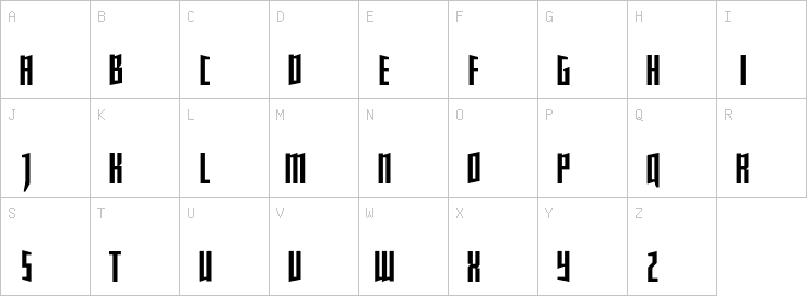 Uppercase characters