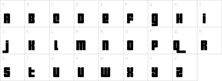 Uppercase characters