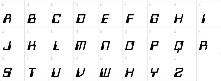 Uppercase characters