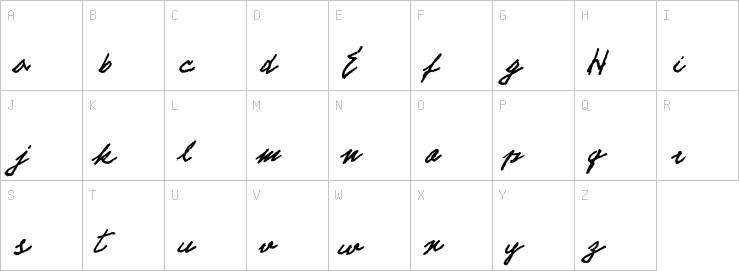 Uppercase characters