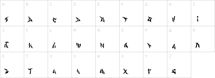 Uppercase characters