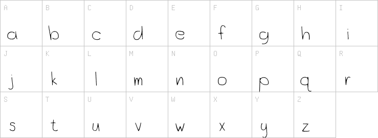 Uppercase characters