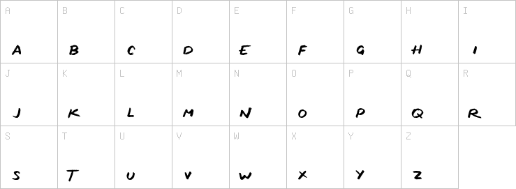 Uppercase characters