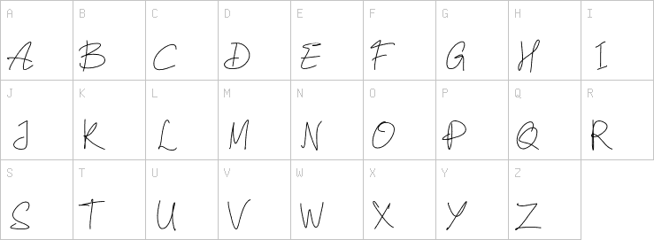 Uppercase characters