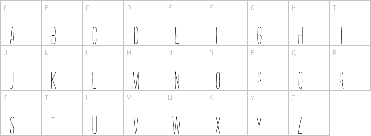 Uppercase characters