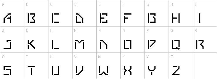 Uppercase characters