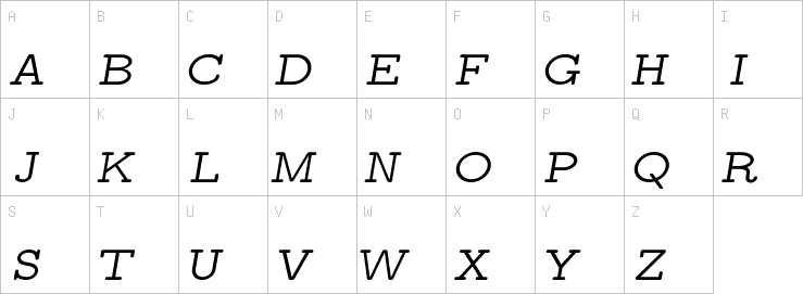 Uppercase characters