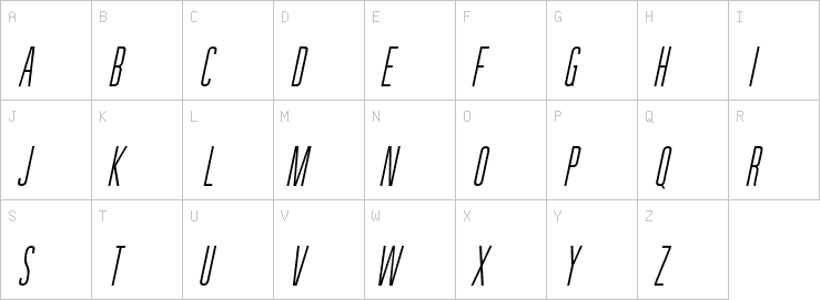 Uppercase characters