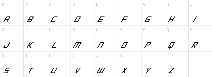 Uppercase characters