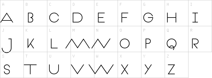 Uppercase characters