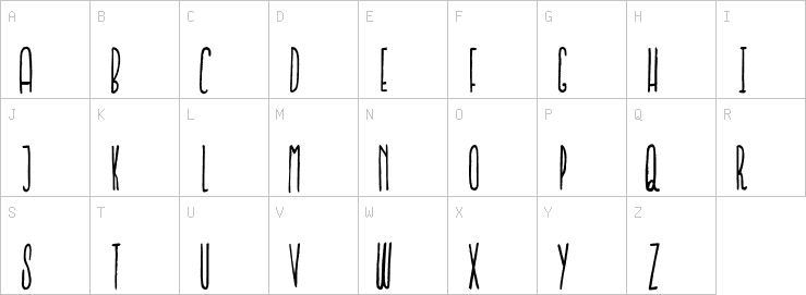 Uppercase characters