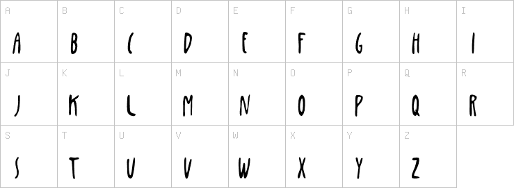 Uppercase characters