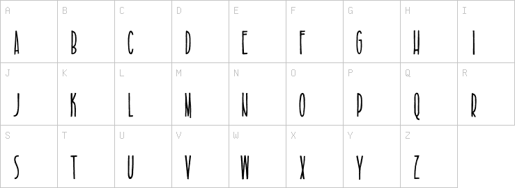 Uppercase characters