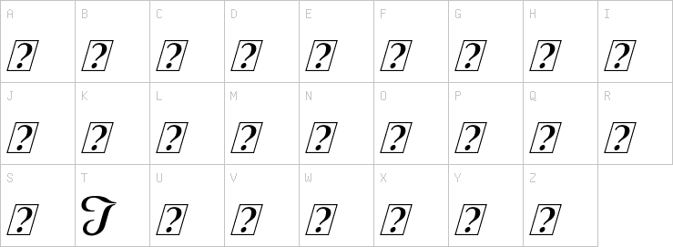 Uppercase characters