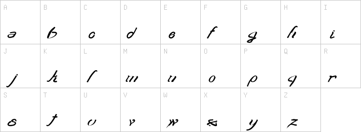 Uppercase characters