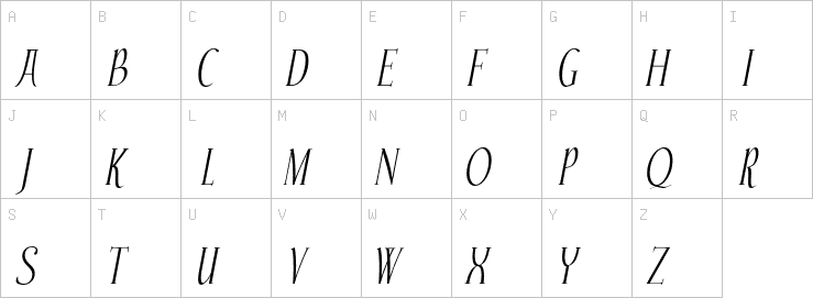 Uppercase characters