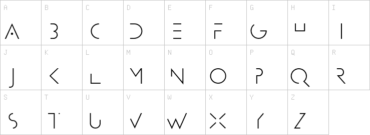 Uppercase characters