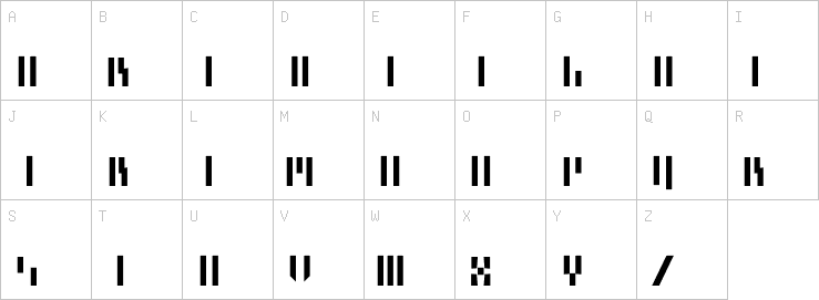 Uppercase characters