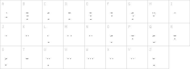 Uppercase characters