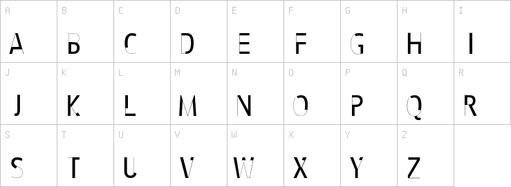 Uppercase characters