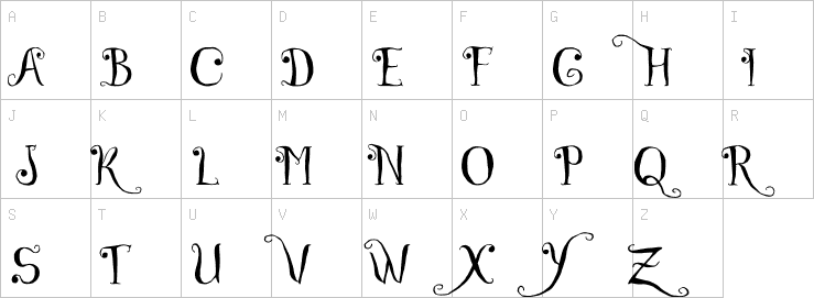 Uppercase characters