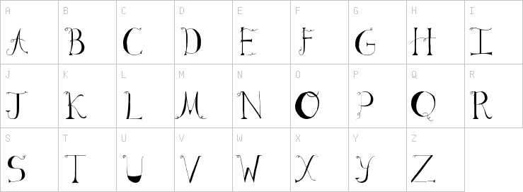 Uppercase characters