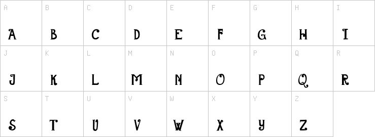 Uppercase characters