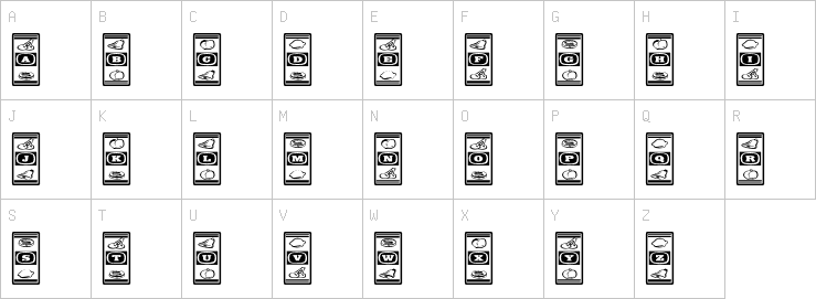 Uppercase characters