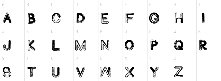 Uppercase characters