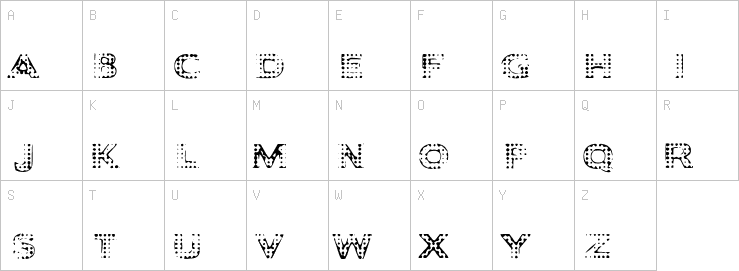 Uppercase characters