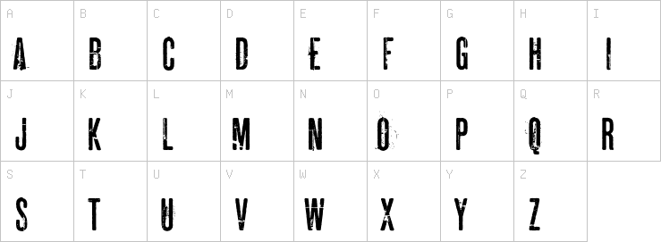 Uppercase characters