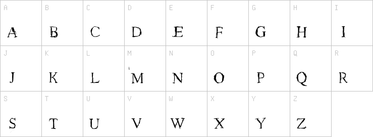 Uppercase characters