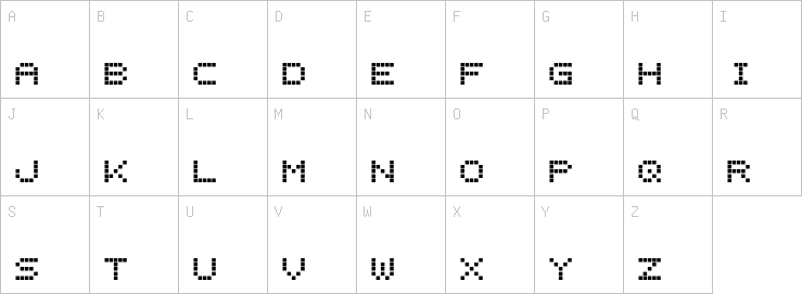 Uppercase characters