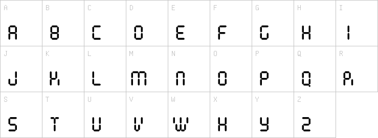 Uppercase characters