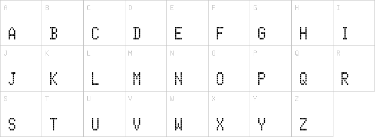 Uppercase characters