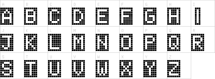 Uppercase characters