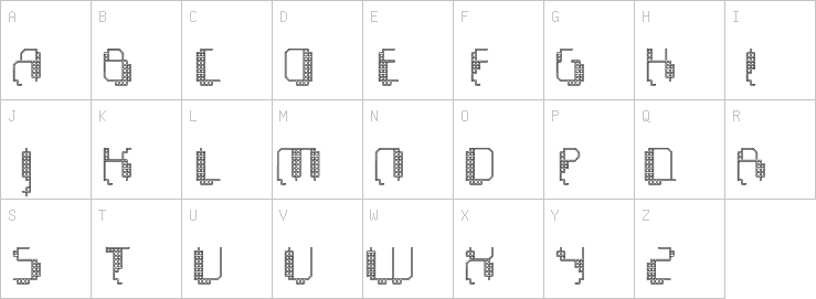 Uppercase characters