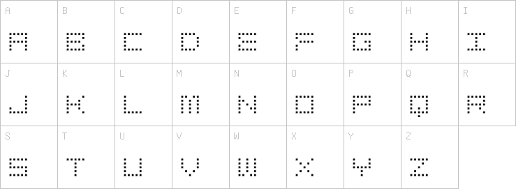 Uppercase characters