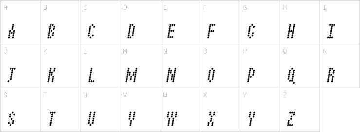 Uppercase characters