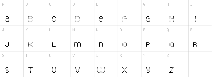 Uppercase characters