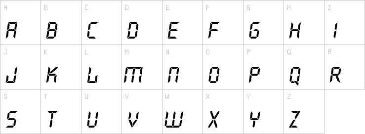 Uppercase characters