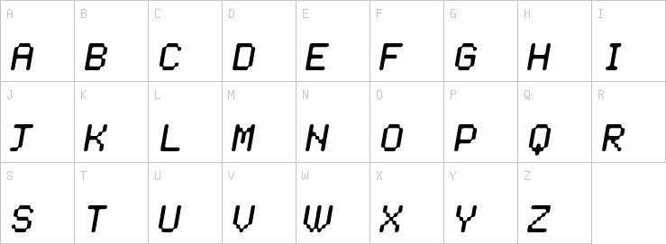 Uppercase characters