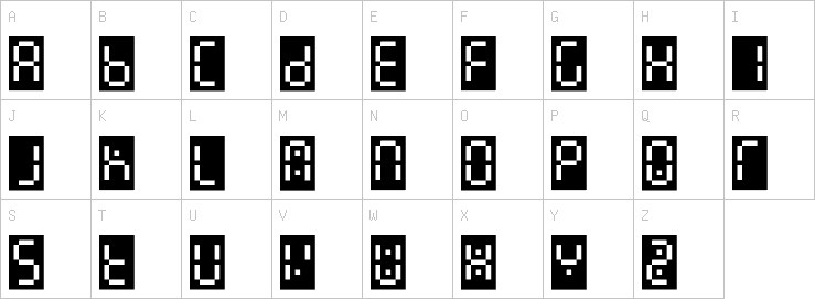 Uppercase characters