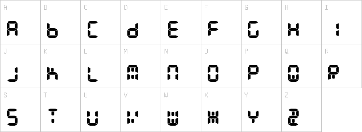 Uppercase characters