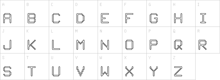 Uppercase characters