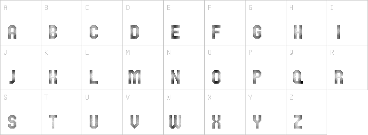 Uppercase characters