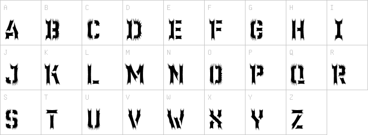 Uppercase characters